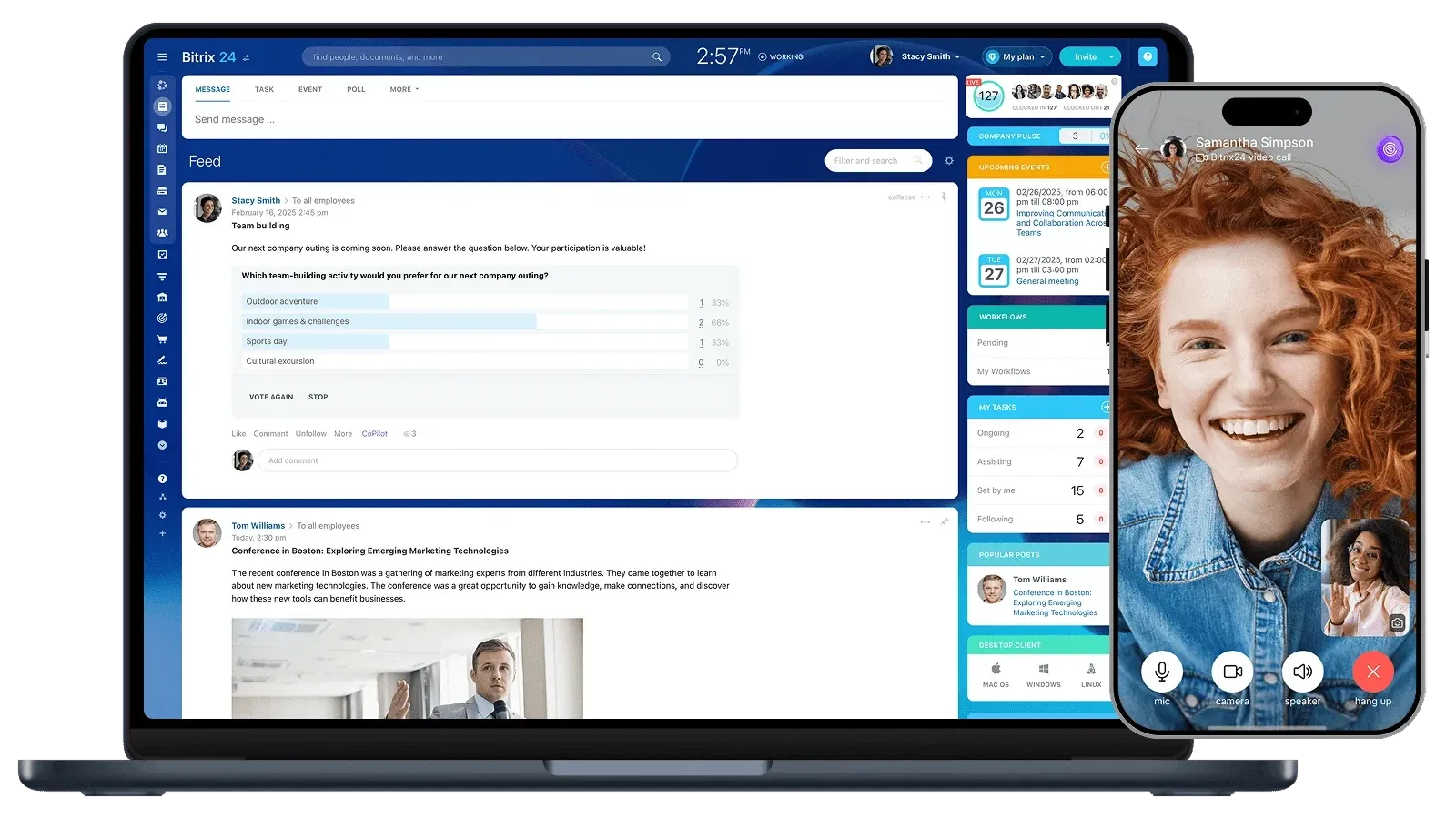 Bitrix24 product interface