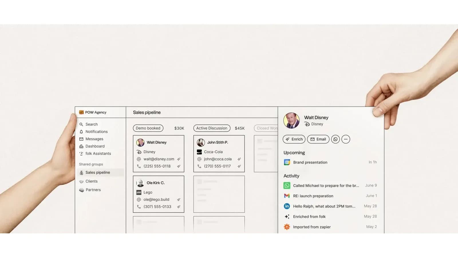 folk product interface